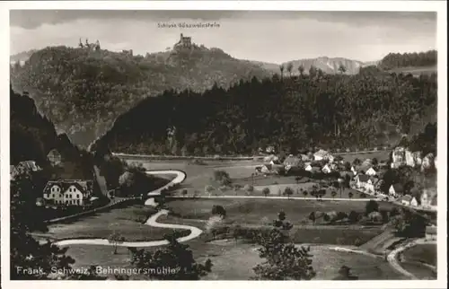 Behringersmuehle Schloss Goessweinstein Fraenkische Schweiz *