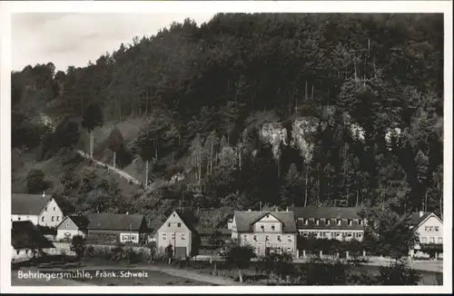 Behringersmuehle Gasthof zur Behringersmuehle Goessweinstein Fraenkische Schweiz *