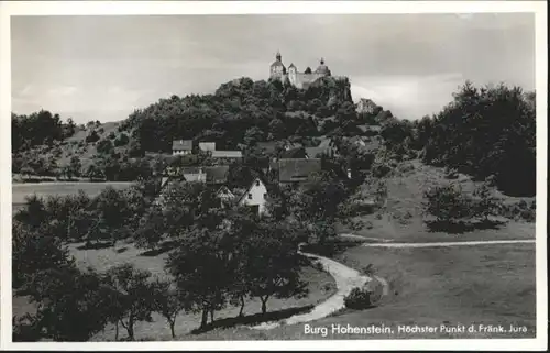 Rupprechtstegen Burg Hohenstein Fraenkische Jura *