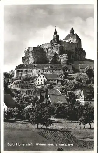 Rupprechtstegen Burg Hohenstein Fraenkische Jura *