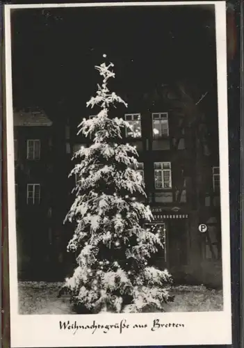 Bretten Weihnachten Tannenbaum *