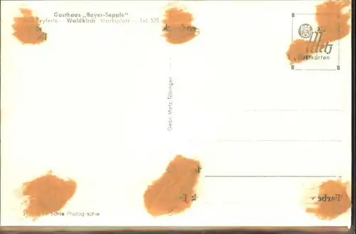Waldkirch Breisgau Gasthaus Bayer Sepple *