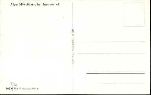 Immenstadt Allgaeu Immenstadt Alpe Mittelberg * / Immenstadt i.Allgaeu /Oberallgaeu LKR