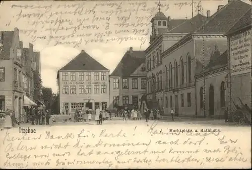 Itzehoe Marktplatz Rathaus x