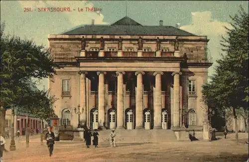 Strasbourg Theatre Litfasssaeule *