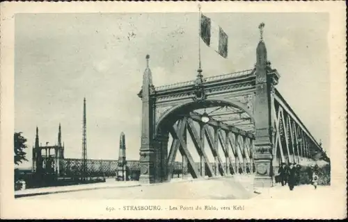 Strasbourg Pont Rhin Kehl x