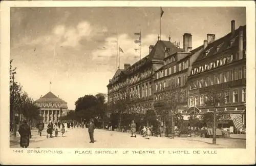 Strasbourg Place Broglie Theatre Hotel de Ville x