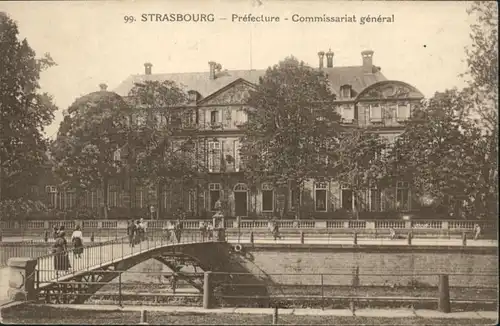Strasbourg Alsace Strasbourg Prefecture Commissariat general Bruecke *