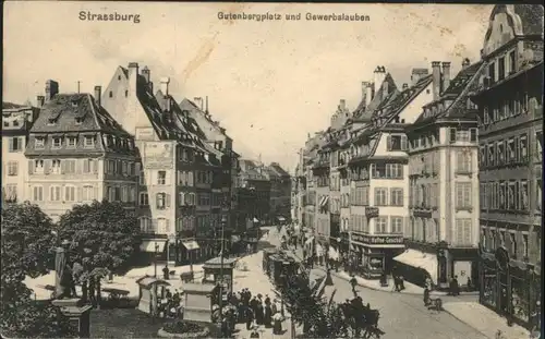 Strasbourg Gutenbergplatz Gewerbslauben x