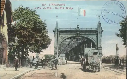 Strasbourg Elsass Pont Rhin Bridge *