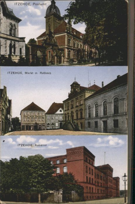 Itzehoe Kaserne * Nr. ww78506 oldthing Ansichtskarten SchleswigHolstein