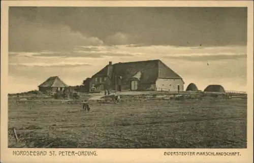 St Peter-Ording St Peter-Ording Eiderstedter Marschlandschaft * / Sankt Peter-Ording /Nordfriesland LKR