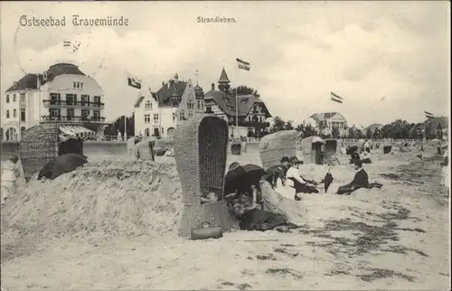 Travemuende Ostseebad Travemuende Strand x / Luebeck /Luebeck Stadtkreis