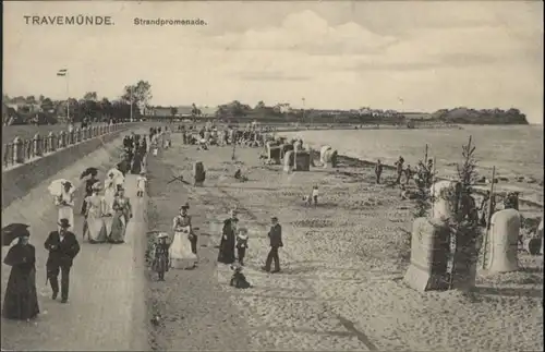 Travemuende Ostseebad Travemuende Strandpromenade x / Luebeck /Luebeck Stadtkreis