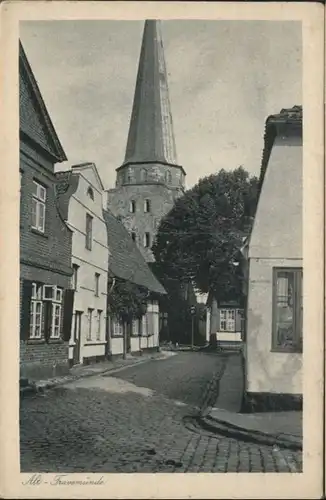 Travemuende Ostseebad Travemuende Alt-Travemuende Karte von ca. 1920 * / Luebeck /Luebeck Stadtkreis