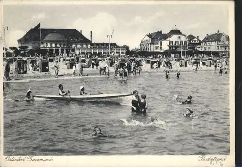 Travemuende Ostseebad Travemuende Badestrand x / Luebeck /Luebeck Stadtkreis