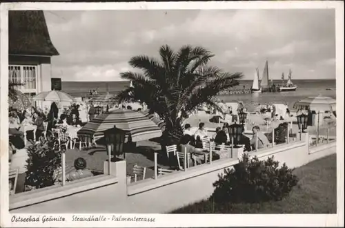 Groemitz Ostseebad Groemitz Strandhalle Palmenterrasse x /  /