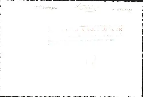 Meinerzhagen Fliegeraufnahme [Handschriftlich] *