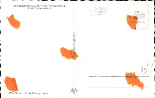 Bonndorf Schwarzwald Bonndorf Schwimmbad  / Bonndorf /Waldshut LKR
