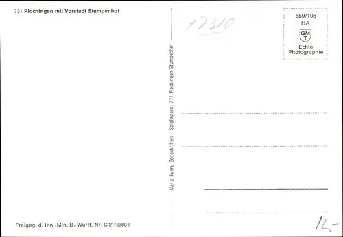 Plochingen Fliegeraufnahme *