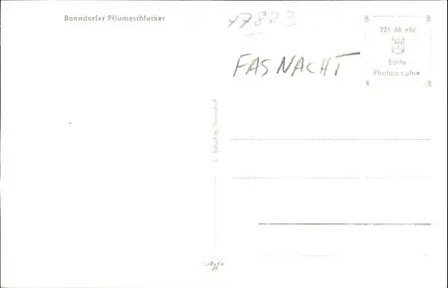 Bonndorf Schwarzwald Bonndorf Bonndorfer PflumeschluckerFasnacht Fasching * / Bonndorf /Waldshut LKR