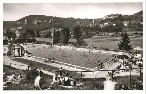 Streitberg Oberfranken Fraenkische Schweiz Schwimmbad *