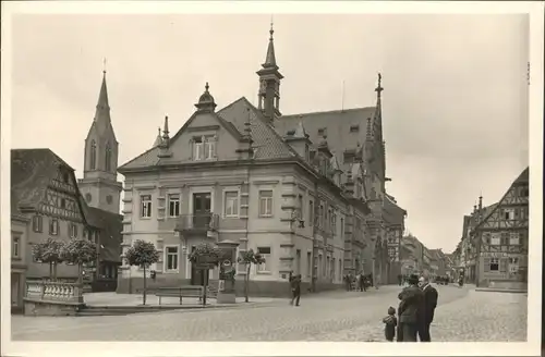 Bretten Rathaus Litfasssaeule *