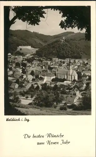 Waldkirch Breisgau Neujahrskarte *