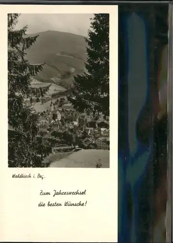 Waldkirch Breisgau Neujahrskarte Kleinformat *