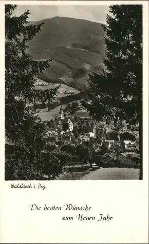 Waldkirch Breisgau Neujahrskarte Kleinformat *