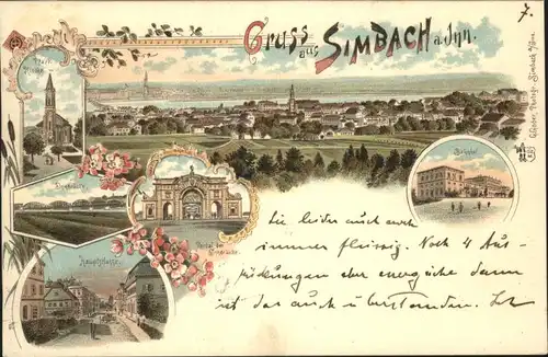 Simbach Inn Bahnhof Innbruecke Hauptstrasse