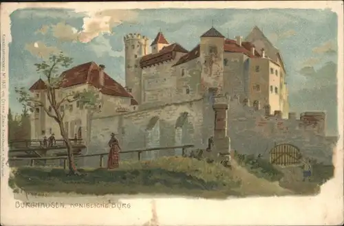Burghausen Burg Kuenstler P. Kraemer