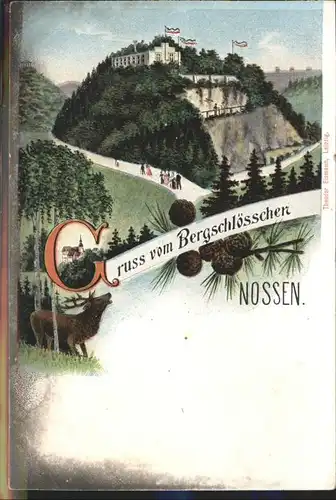 Nossen Bergschloss Schwarz-Weiss-Rot