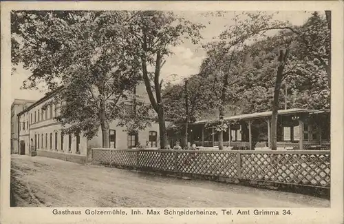 Grimma Gasthaus Golzenmuehle