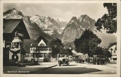 Garmisch-Partenkirchen Marktplatz  / Garmisch-Partenkirchen /Garmisch-Partenkirchen LKR