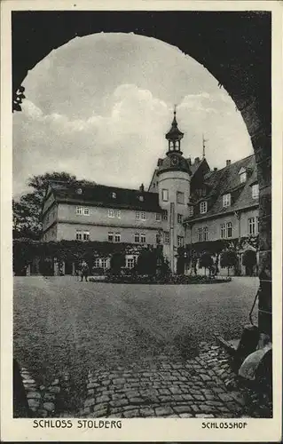 Stolberg Harz Schlosshof Kat. Stolberg Harz