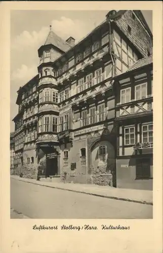 Stolberg Harz Kulturhaus Kat. Stolberg Harz