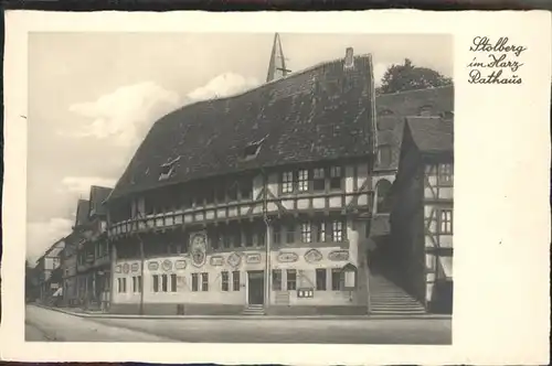 Stolberg Harz Rathaus Kat. Stolberg Harz