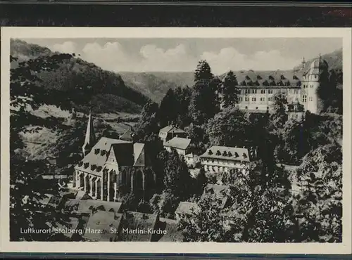 Stolberg Harz St. Martini Kirche Kat. Stolberg Harz