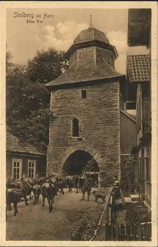 Stolberg Harz Altes Tor Kat. Stolberg Harz