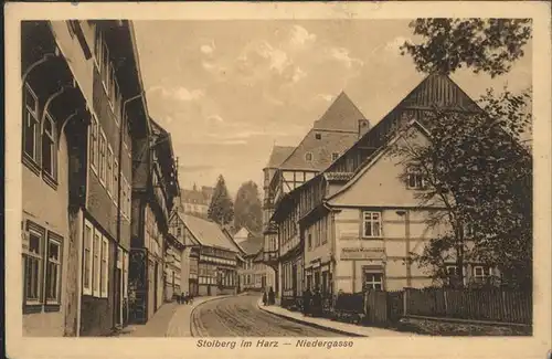 Stolberg Harz Niedergasse Kat. Stolberg Harz