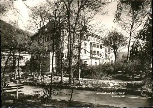 Bad Ditzenbach Sanatorium Kat. Bad Ditzenbach