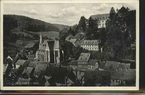 Stolberg Harz Teilansicht Kat. Stolberg Harz