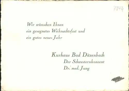 Bad Ditzenbach Kurhaus Fils Kat. Bad Ditzenbach