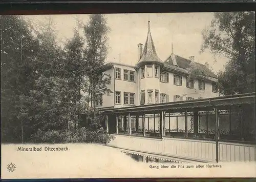 Bad Ditzenbach Kurhaus Kat. Bad Ditzenbach