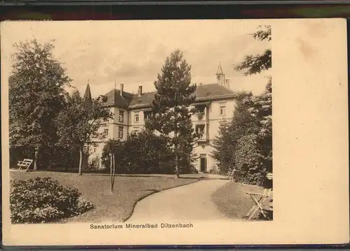 Bad Ditzenbach Sanatorium Kat. Bad Ditzenbach