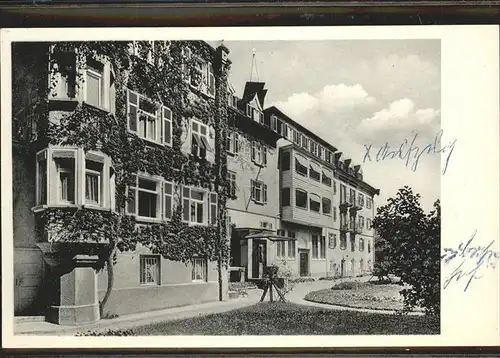 Bad Ditzenbach Sanatorium Kat. Bad Ditzenbach