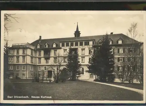 Bad Ditzenbach Neues Kurhaus Kat. Bad Ditzenbach