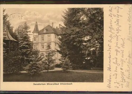 Bad Ditzenbach Sanatorium Kat. Bad Ditzenbach