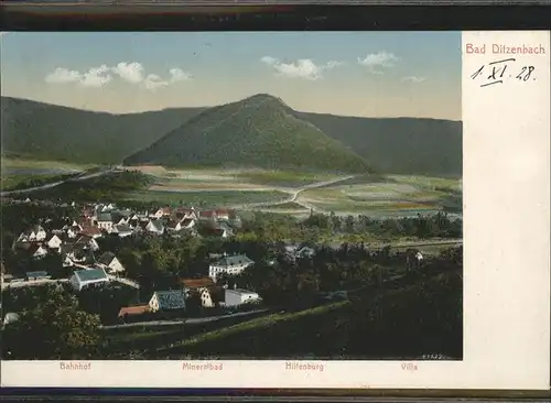 Bad Ditzenbach Panorama Kat. Bad Ditzenbach